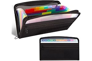 Koogel Expanding File Folder: The Ultimate Coupon Organizer with Dividers