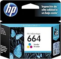 HP Cartucho De Tinta 664 Tricolor