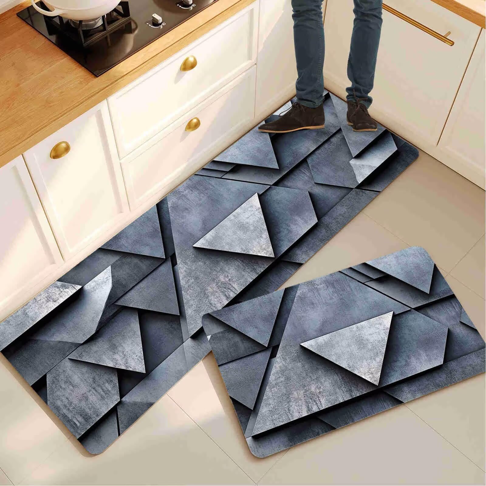 Alfombra cocina pasillo larga para zona de cocinado y lavadero pack de 2