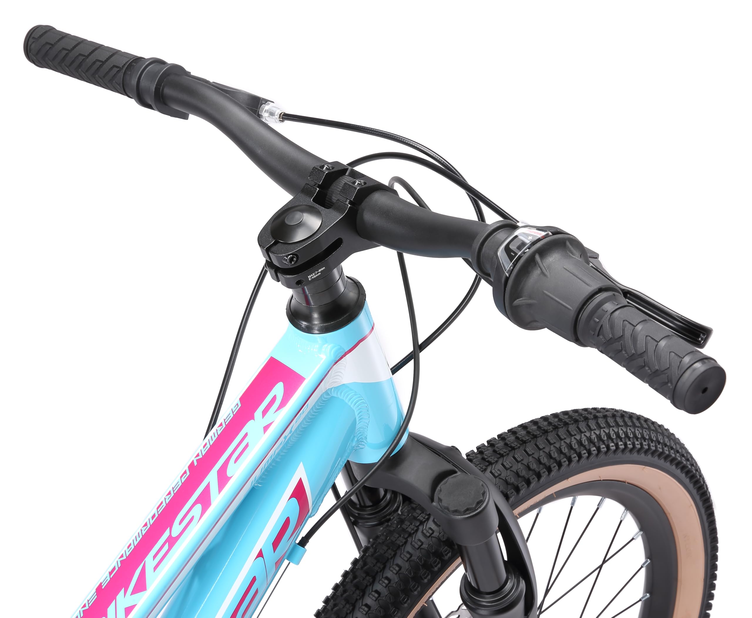 BIKESTAR MTB Mountain Bike Alluminio per Bambini 6-9 Anni | Bicicletta 20 Pollici 7 velocità Shimano, Hardtail, Freni a Disco, sospensioni