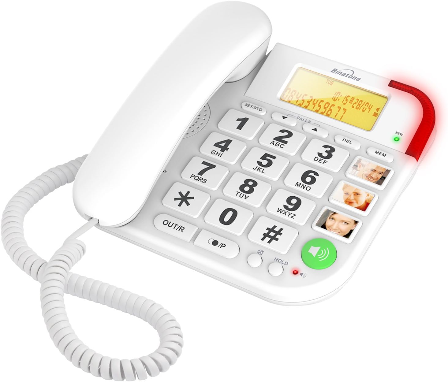 Binatone Speakeasy 7 Big Button Corded Phone