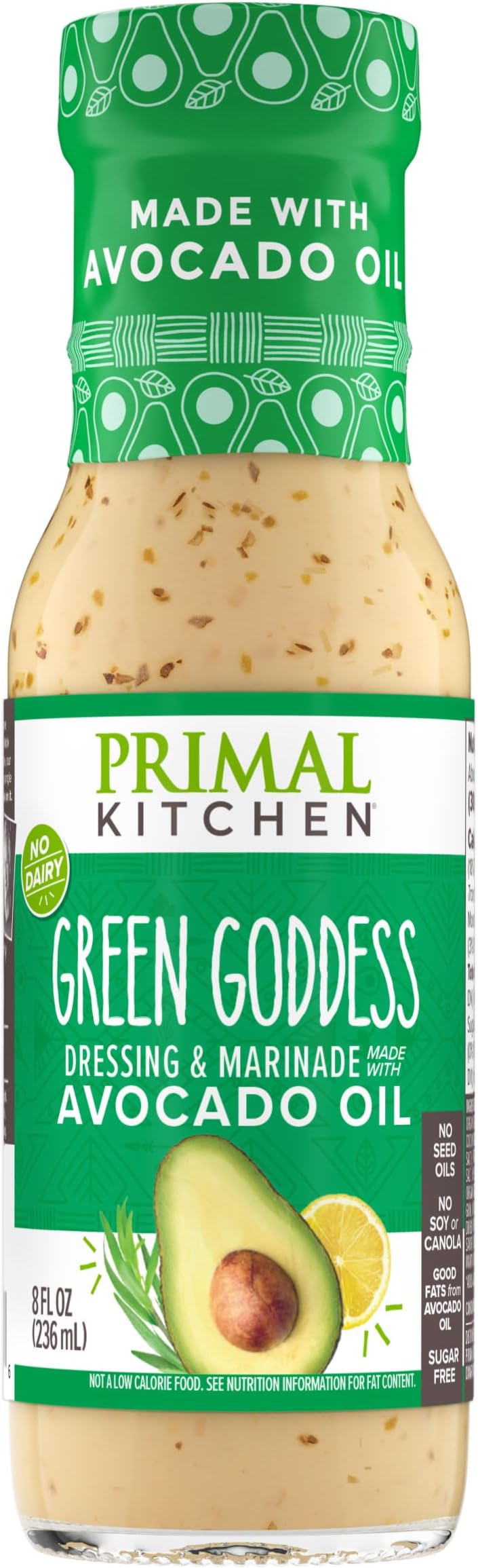 Primal Kitchen Green Goddess Dressing, 8 fl oz