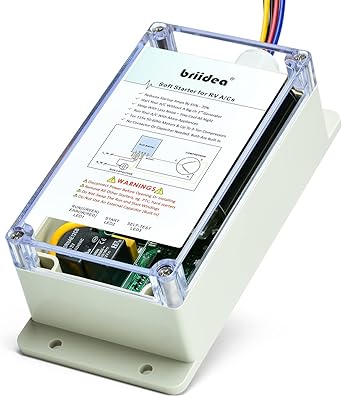 Soft Start for RV Air Conditioner, Briidea Soft Starter for RV Enables Easy Start an A/C & Appliances on RV Power with a Small Generator