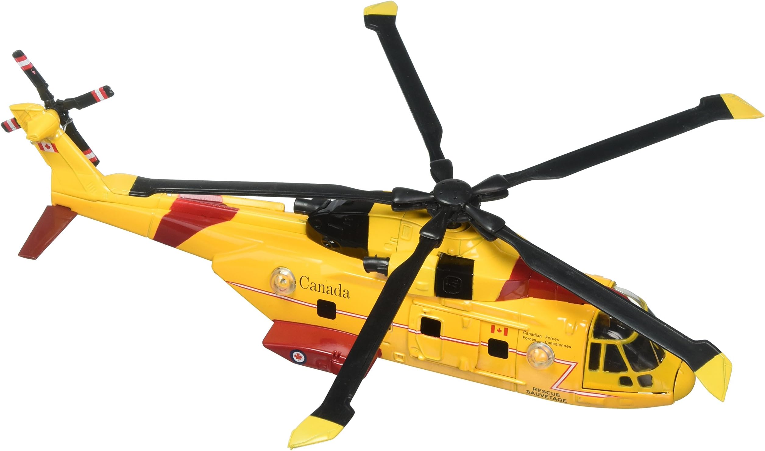 New-Ray 1:72 Sky Pilot Helicopter Agusta Eh 101 Canada Diecast Aircraft,