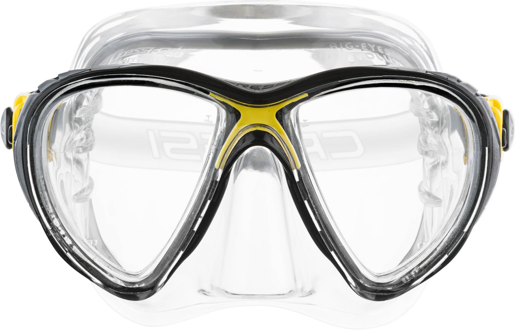 Cressi Big Eyes Evolution Mask - Revolutionary Adult Diving and Snorkeling Mask, One Size