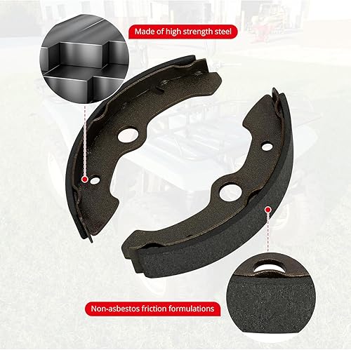 Miniatura 3 de Zapatas de Freno Delantero Pastillas de Freno Posterior para Yamaha Big Bear 350 1987-1995, 3HN-W2535-10-00 2HR-W0045-09-00