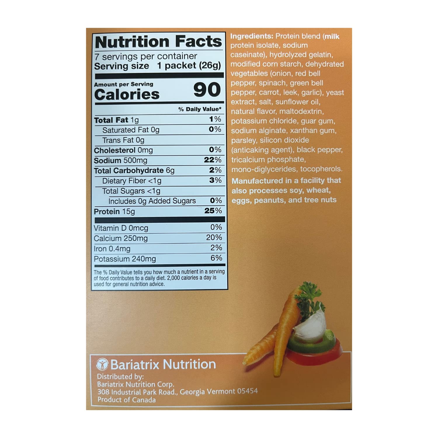 PROTIFIT - High Protein Italian Tomato and Cream of Vegetable Dry Soup Mixes, 15g Protein, Low Calorie, Low Sugar, Low Fat, Low Carb, Keto Friendly Food, 2 Pack, 7 Servings Per Box