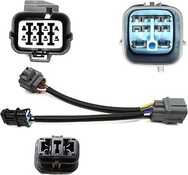HiSport Engine Harness 10 Pin OBD2 to OBD1 Distributor Adapter Jumper Harness Compatible with Honda Acura 1996-2001