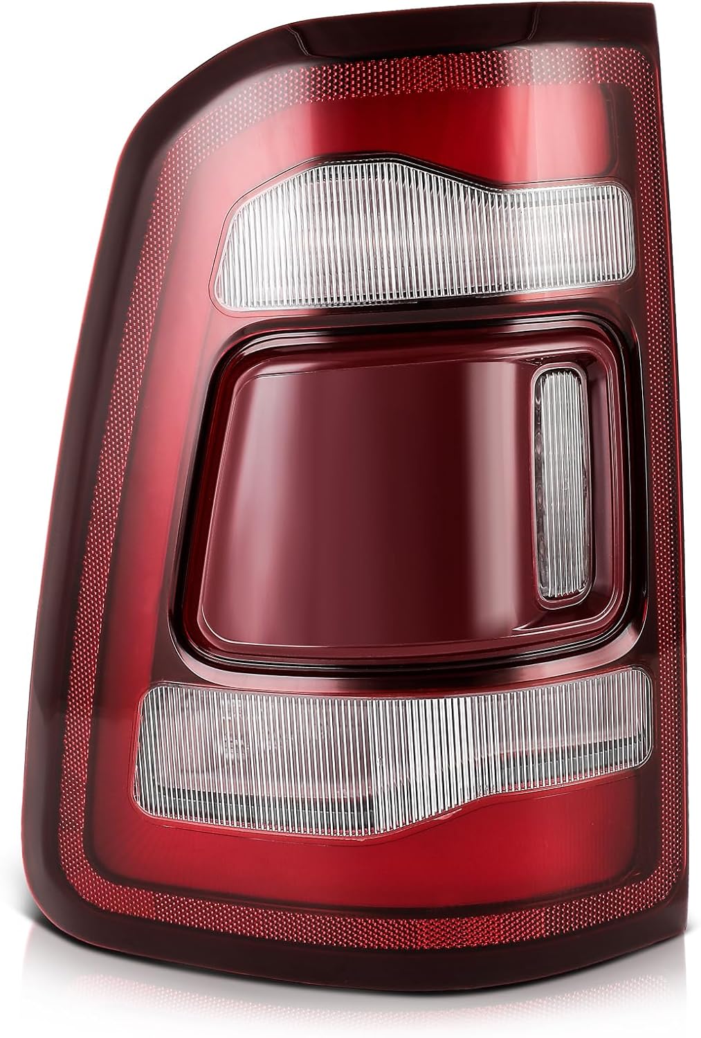 ECCPP Taillight Assembly Fit 2019 2020 2021 2022 2023 for Dodge for Ram 1500 Left Taillamp Red Housing Rear Tail Brake Lamps 55112991AD
