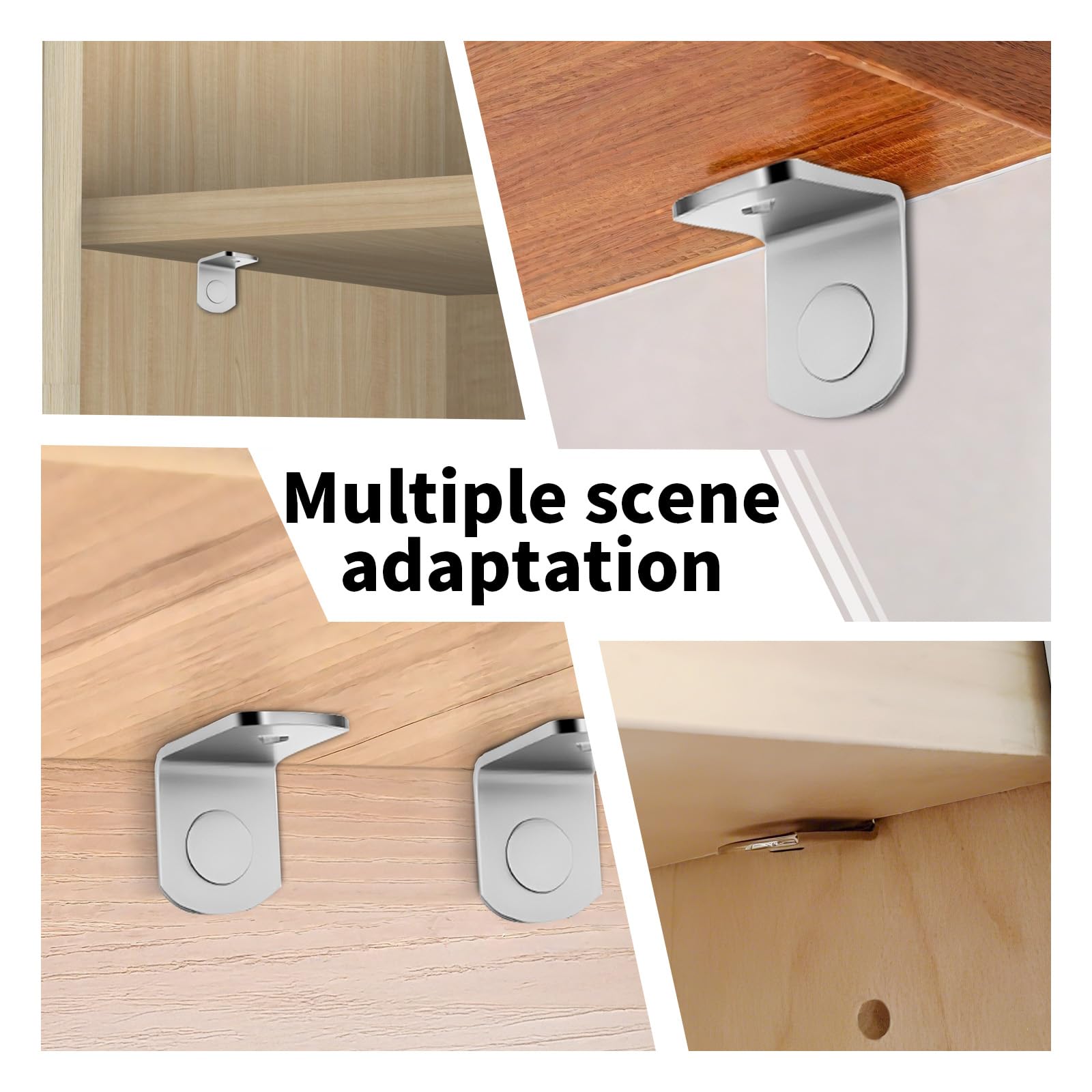 30 Pieces 1/5 Inch Cabinet Shelf Pins Supports Shelf Pegs for Wood Shelves Shelf Nails Dowel Pins Heavy Duty Nail Brackets for Shelves in Cabinets Metal Shelf Clips — Amazon image 7