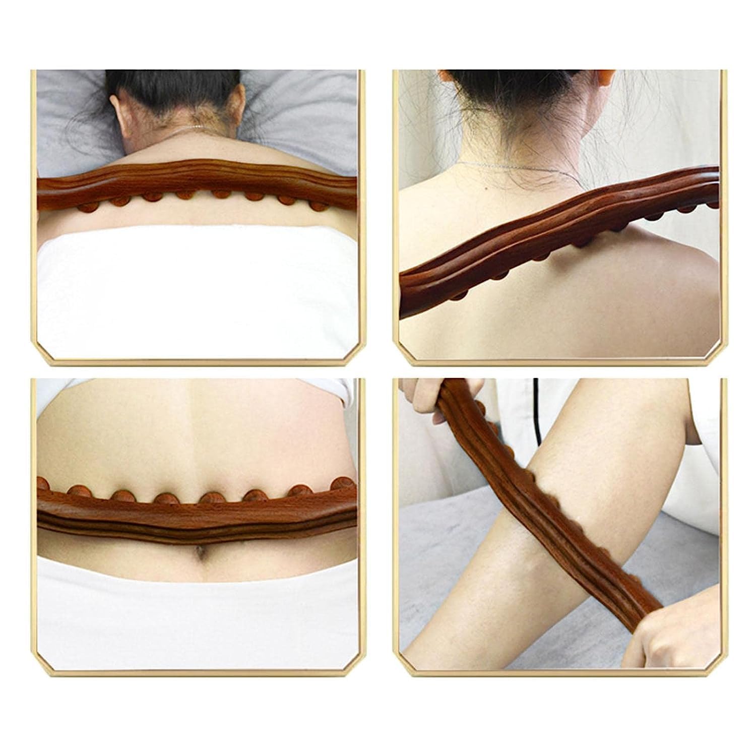 8 Beads Massage Roller Professional Body Relieve Muscle Soreness Stick Wooden Trigger Point Back Legs Neck Wooden Therapy Scraping Lymphatic Drainage Massager 8 Beads Massage Roller Professional Body Relieve Muscle Soreness Stick Wooden Trigger Point Back Legs Neck Wooden Therapy Scraping Lymphatic Drainage Massager