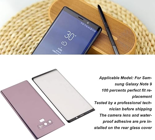 Miniatura 3 de Reemplazo de cristal de la cubierta trasera del teléfono, pantalla de cristal del teléfono y kit de reparación de la puerta trasera para Galaxy Note