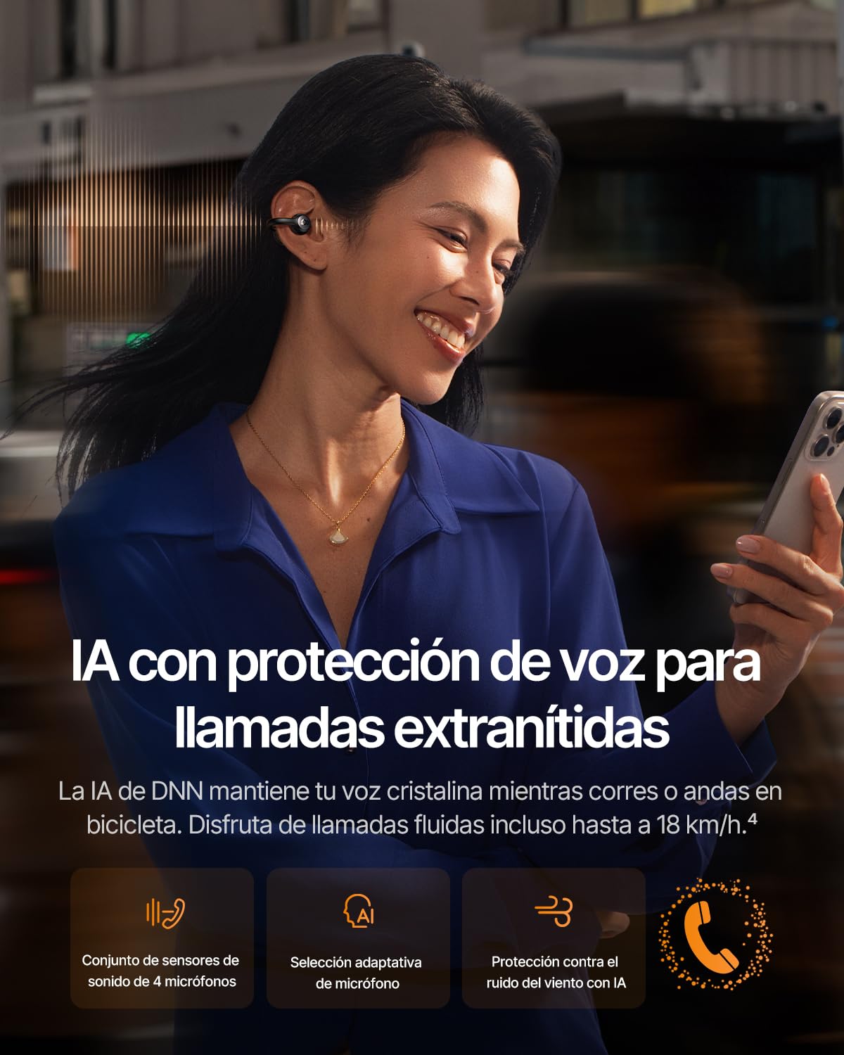 Baseus Inspire XC1 Auriculares Open-Ear, Sound by Bose | Comodidad en la Nube, Dolby Audio, Hi-Res, Unidad de Controlador híbrido de 2 vías, Knowles BA-Tweeter, IP66, 40 h