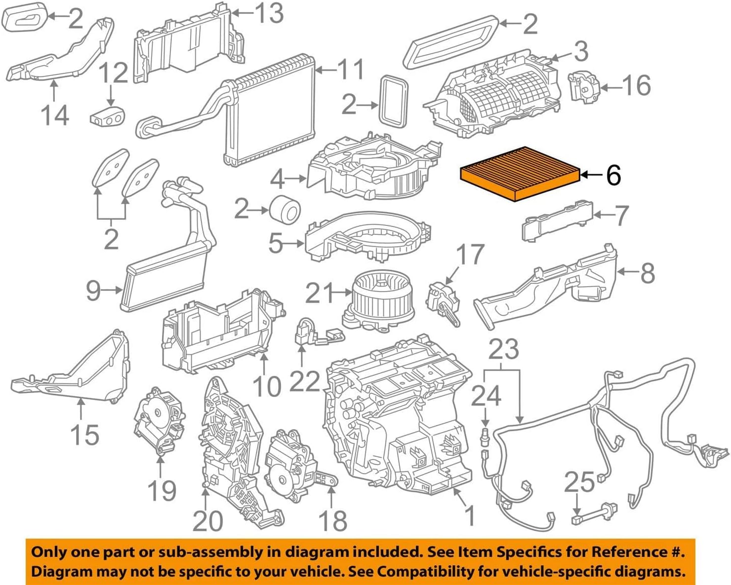 GM Filter-pass Compt Air 13508023