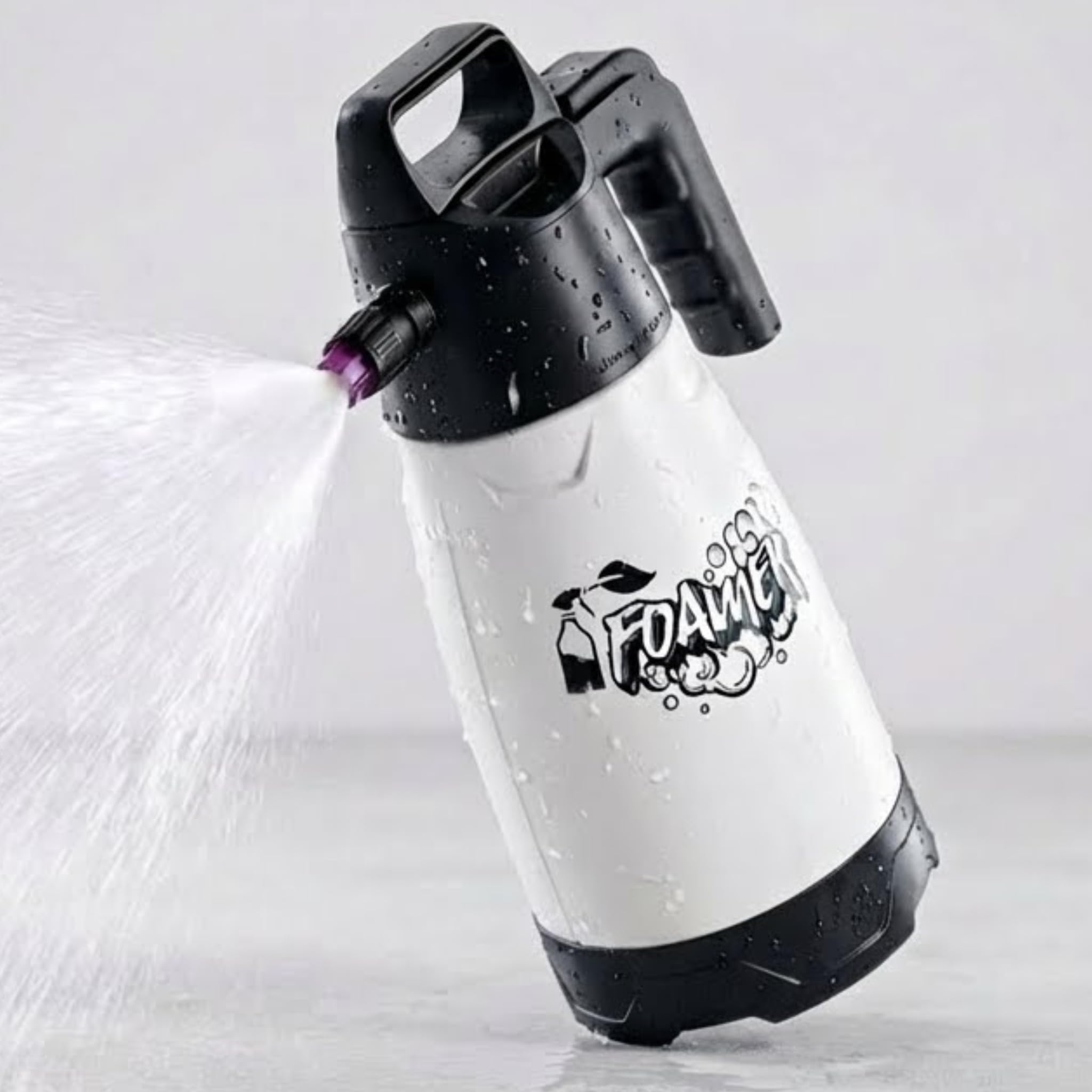 bio-chem Schaumsprüher 1,5L Drucksprühgerät | Schaumkanone für Rauchharz-, Caravan- und Fahrradreiniger | variable Schaummenge