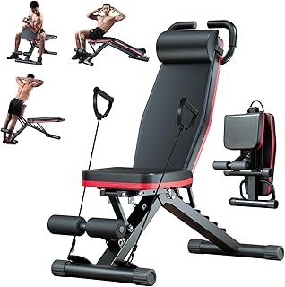 ALSO GO Adjustable Weight Bench 1000LBS, 14-in-1 Muti-Functional Workout Benches, Full Body Bench with Leg Extension & Pre Price In India