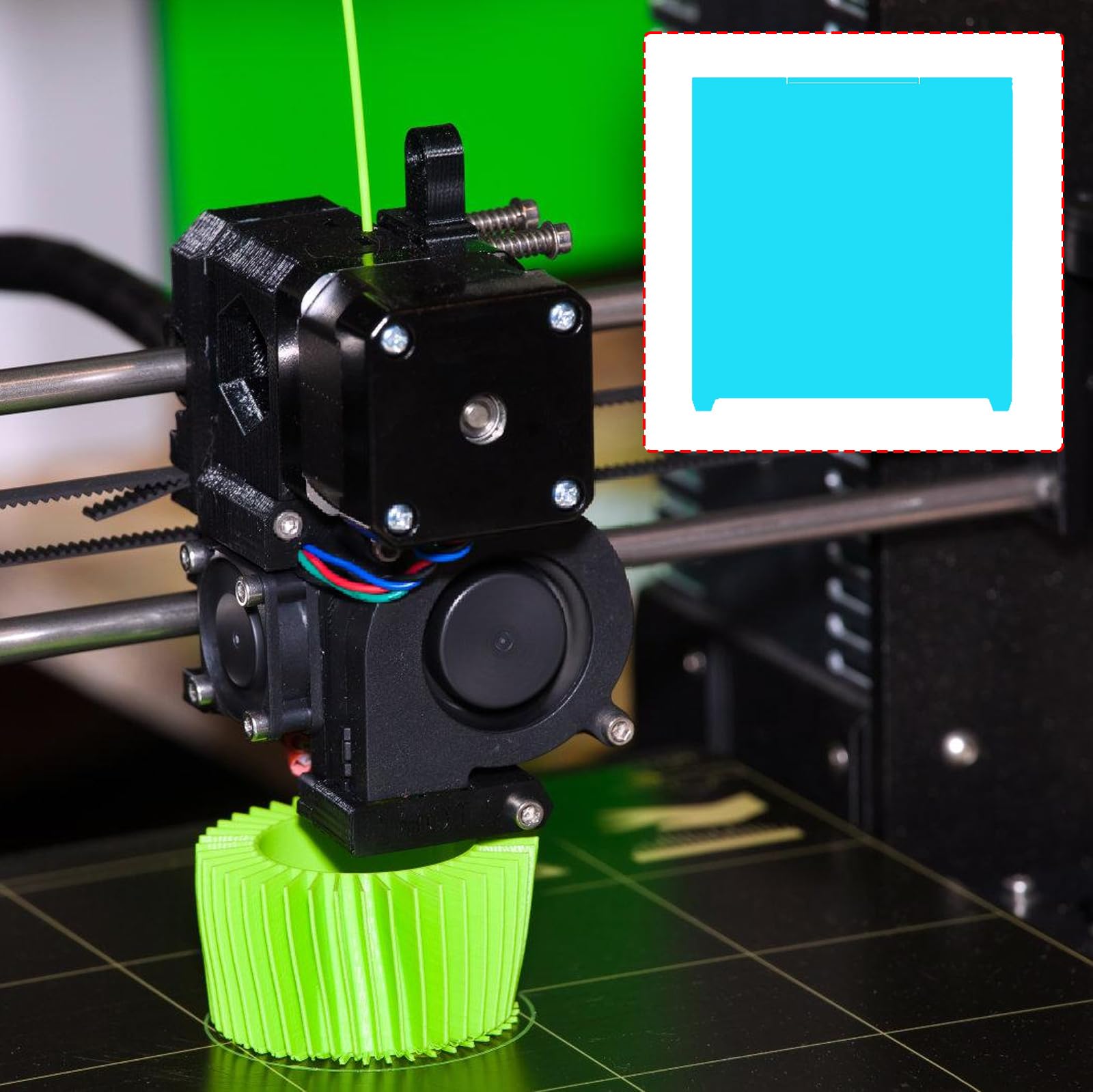 Plateforme d'impression 3D de qualité supérieure avec fonction de refroidissement rapide pour une libération sans effort des impressions difficiles