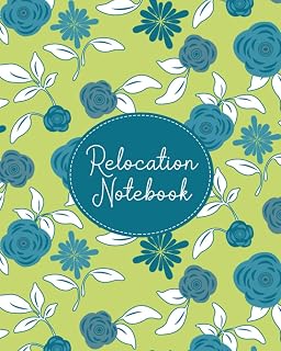 Relocation Notebook: Moving Checklist Planner and Organizer - Includes Garage Sale Planner, Moving Company Research Sheet, Moving Budget Worksheet, Pre- and Post Move Checklists - Roses Cover Design