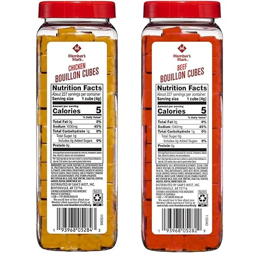 Miniatura 2 de Member's Mark's - Cubos de caldo de pollo y cubos de caldo de carne de res, paquete variado, 32 onzas cada uno, 1 de cada sabor, paquete de 2, 227