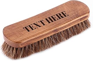 Personalized Horse Hair Brush for Horse Lover,Sinseike Custom Horse Brushes (Brown)