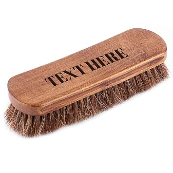 Personalized Horse Hair Brush for Horse Lover,Sinseike Custom Horse Brushes Brown