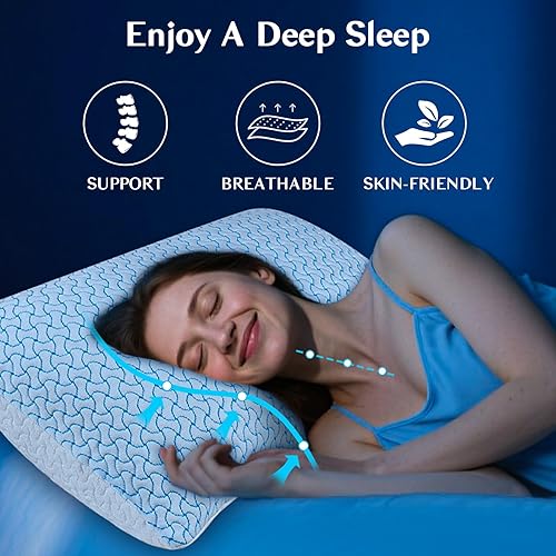 Miniatura 5 de SUPA MODERN Cooling Bed Pillow Queen Size 1 and Cervical Pillow Queen Size 2