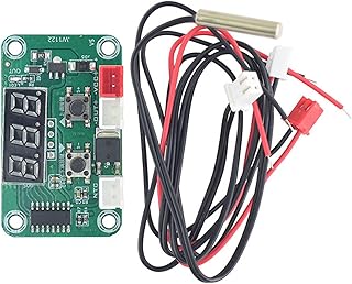 3. Digital Thermoregulator 12-24V Input Modifiable Threshold for Heating Device Integration Modifiable Regulator Component with Metal Investigate