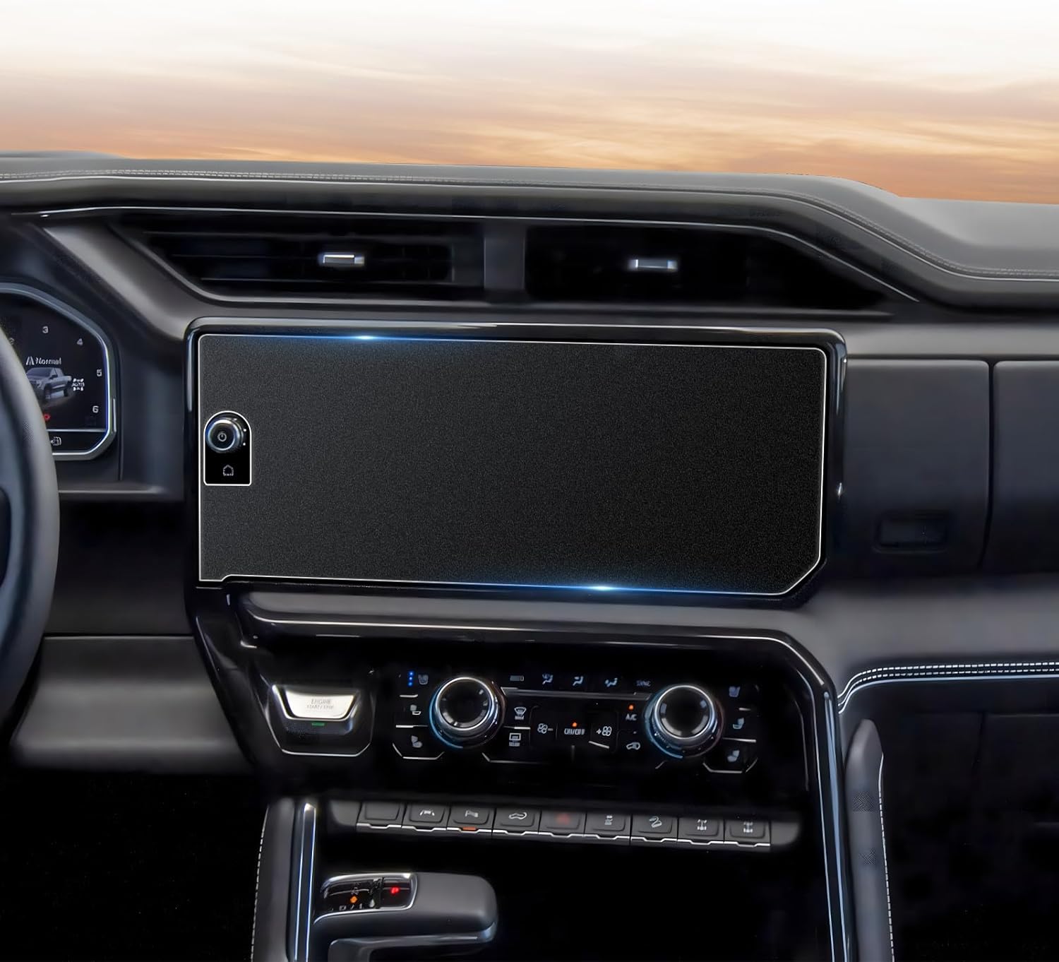CDEFG For 2022-2025 2026 GMC Sierra Screen Protector - 13.4 Inch Matte Anti Glare Tempered Glass - Sierra 1500 2500HD 3500HD Touchscreen Accessories