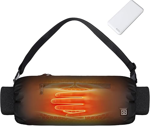 Calentador de manos calentado bolsa de mano con banco de energía recargable de 10000 mAh portátil USB calentador de manos
