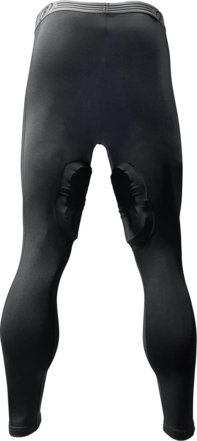 FORCE3 Men's Baseball Compression Tights with Hero Tech Impact Protection