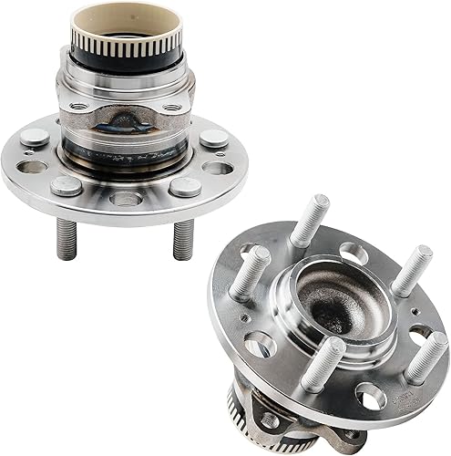 Detroit Axle - 2 bujes de rodamiento de rueda trasera para FWD 2010-2014 Hyundai Sonata, 2011-2016 Kia Optima Juego de Conjunto de Cojinetes de