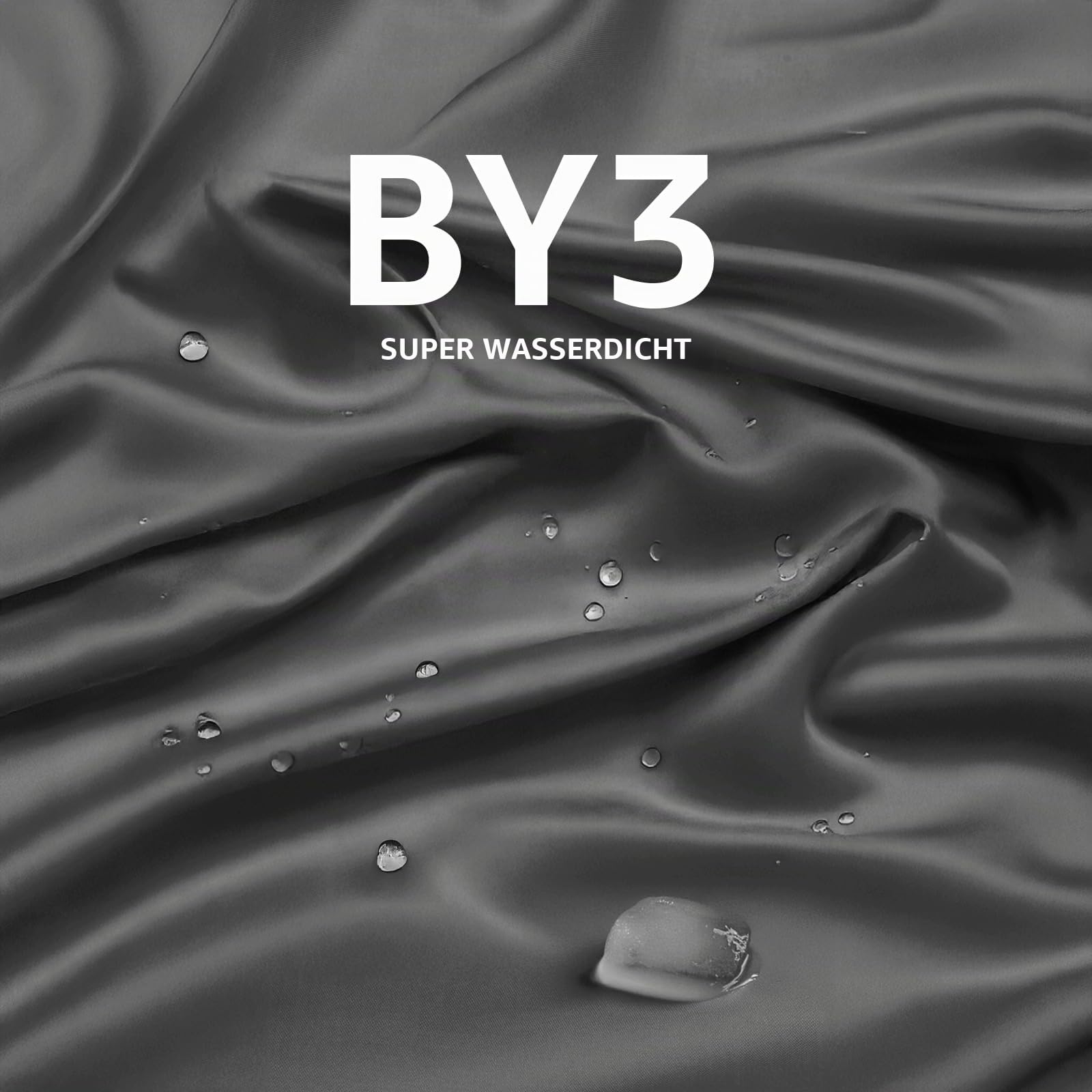 Byour3 – Tagesdecke SUPER wasserdichte Bettschutz Fleckenbeständig für Doppelbett Einzelbett Anti-Schimmel Anti-Tierhaar Katzen Hunde Haustiere Kinder Waschbare Decke (Bleigrau, Queen Size)