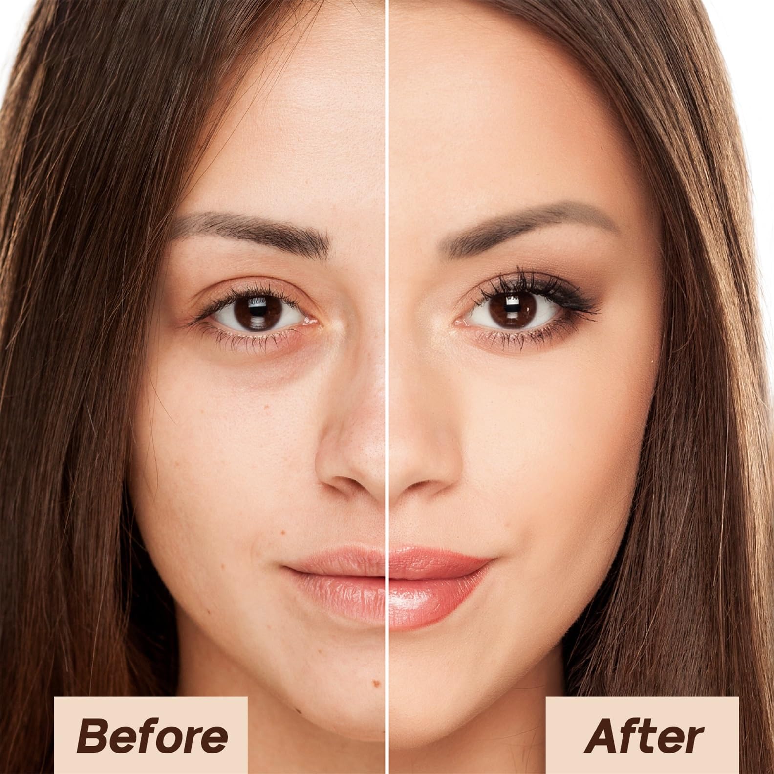 Full Coverage Liquid Foundation - Lightweight & Waterproof Moisturizing Foundation, Oil-Free & Nourishing Formula Concealer for Flawless and Long - Lasting Face Makeup & All Skin Types (#01 Ivory)