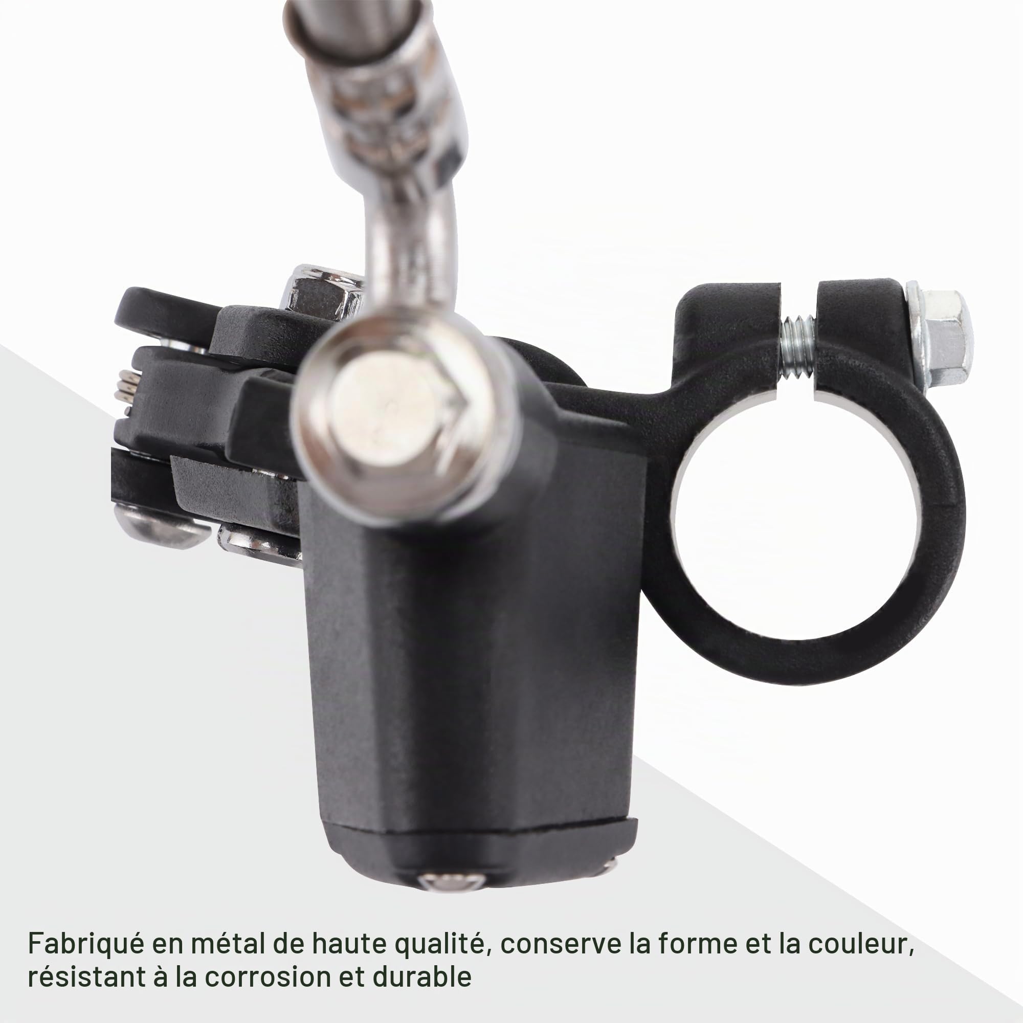 GOOFIT 1200mm Leveau d'embrayage hydraulique Leveau de réservoir de fluide de maître cylindre Remplacement pour 125cc - 250cc Moteur Vertical Off Road Motocycle Pit Dirt Bike Motocross ATV Quad Noir