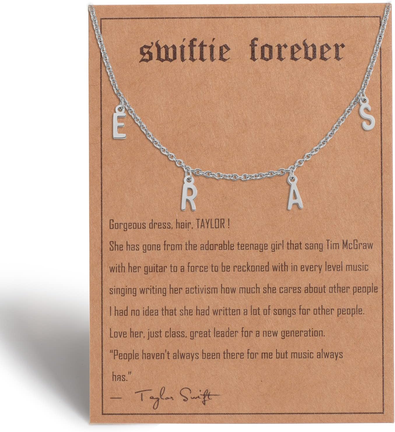 NONTAITS Inspired Necklace for Women, SWIFTIE Outfit Jewelry - Folklore Lover Reputation 1989 Red Speak Now Fearless Necklace For Eras Music