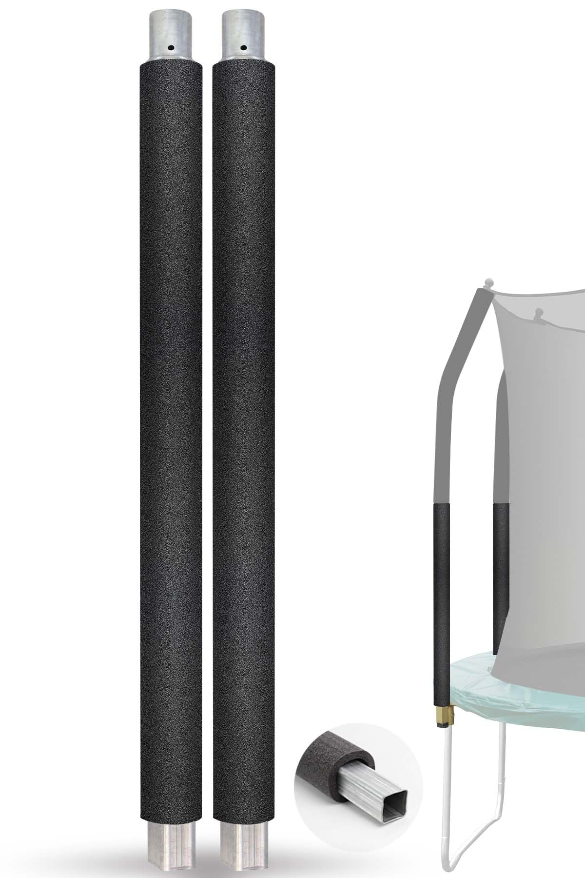 trampoline poles replacement for skywalker or jumpzylla,galvanized trampoline enclosure pole for skywalker or jumpzylla,replace parts#4201 4202 4135 or for jumpzylla 8ft 10ft&12ft 14ft