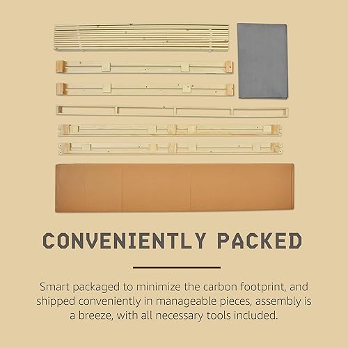 Miniatura 5 de Hercules Sustitución de Somier de Base de Perfil Bajo de 4 Pulgadas, Full