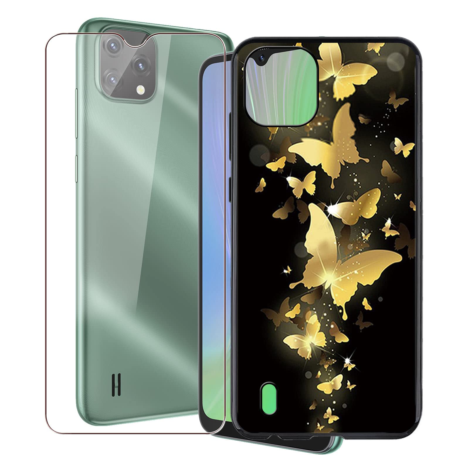 ROVLAK 2 Pezzi Vetro Temperato Per Blackview A55, Durezza 9H, Antigraffio, HD Trasparente, Installazione Facile, Con Kit Accessori