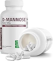 Vista 6 de Bronson D-manosa 500 mg fórmula vegetariana sin OMG, 60 cápsulas