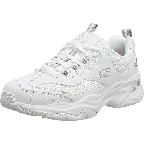 Skechers D Lites 4-Fresh Diva Women Casual Shoes White/Grey