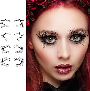 Adhesivo delineador de ojos de Halloween, som...
