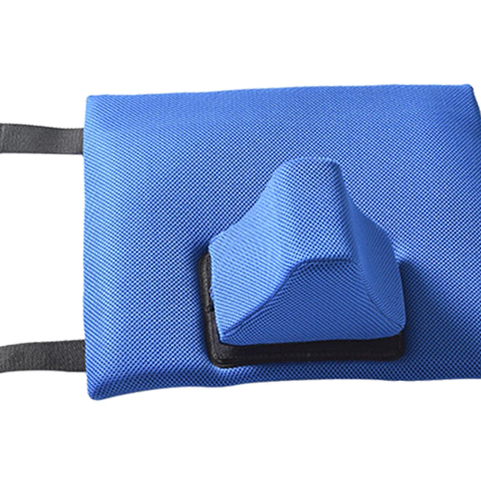 Juego de 2 cojines para silla de ruedas para pacientes, herramienta de posicionamiento, color azul