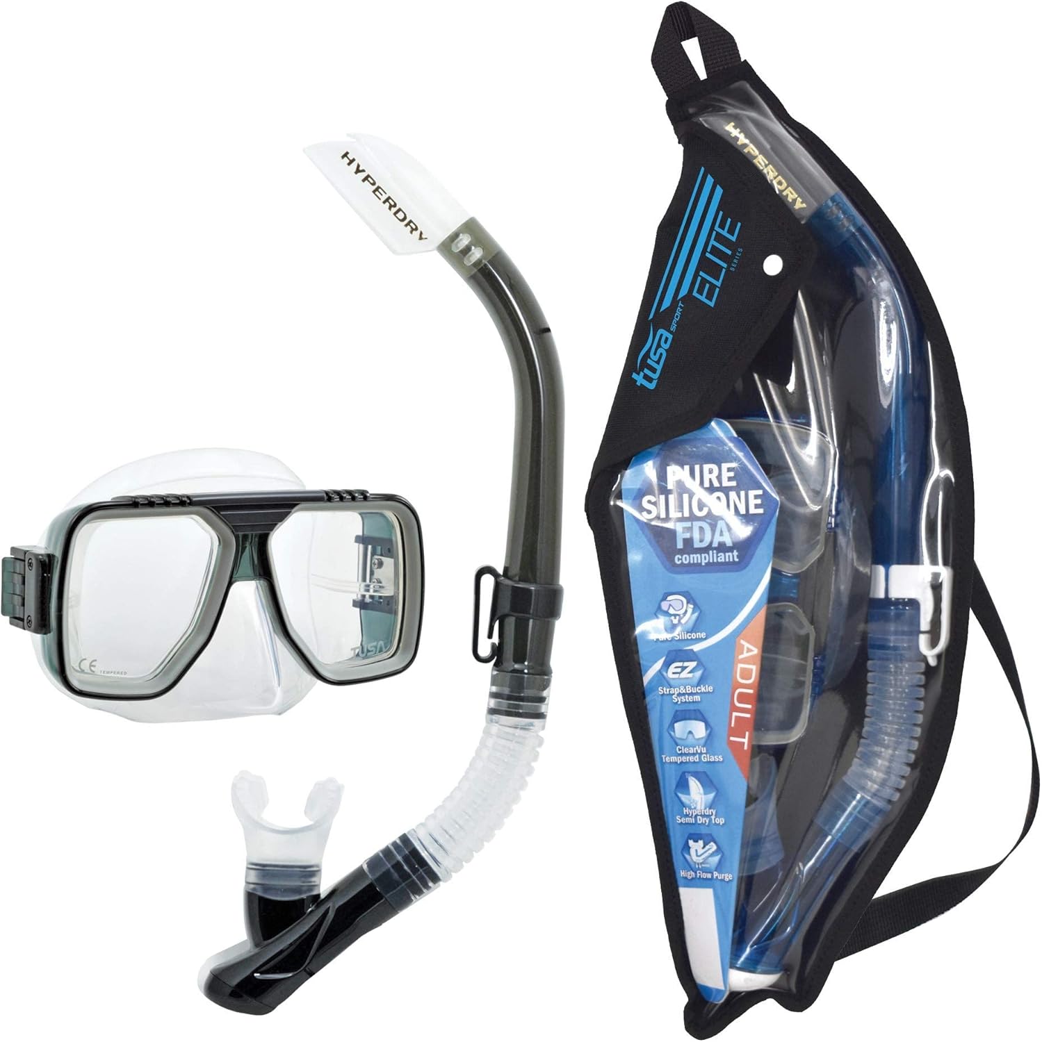 TUSA Sport Adult Liberator Mask and Snorkel Combo