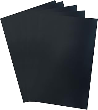 Aoserge 5 Sheets Premium Black Fursuit Eyes Mesh - 0.5mm PVC Plastic Eye Mesh for Furry Cosplay, Therian Masks & DIY Crafting Easy to Cut 11.8"x7.87" for Custom Designs