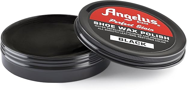 nana.angelus Angelus Brand Perfect Stain Shoe Wax Polish, 3 fl.oz, Black