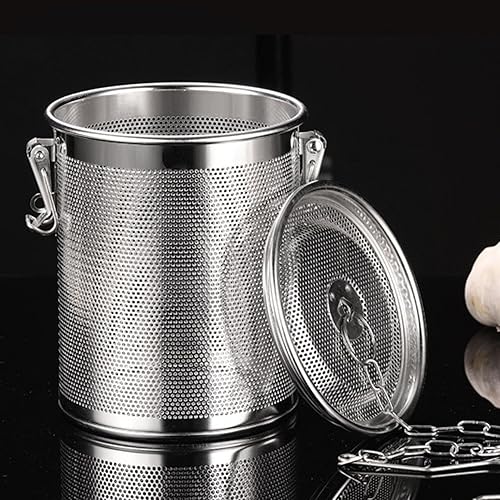 Miniatura 9 de Filtro de especias de acero inoxidable, infusor de té grande de filtro de mar, filtro de bola de té de malla reutilizable, infusor de especias para