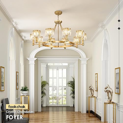 Miniatura 20 de Lámpara de araña negra de 9 luces, lámpara clásica para colgar sobre la mesa para comedor, sala de estar, dormitorio, vestíbulo, isla de cocina