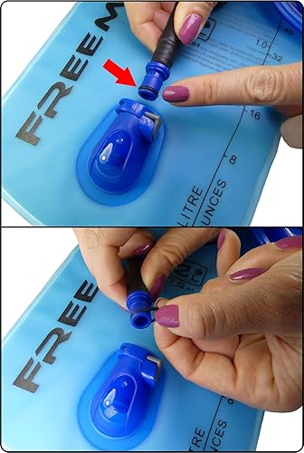 Miniatura 6 de FREEMOVE Sellos de reemplazo de la vejiga de hidratación  Sello de tapa y tubo  un juego esencial de sellos de repuesto para vejigas de agua de 2L o