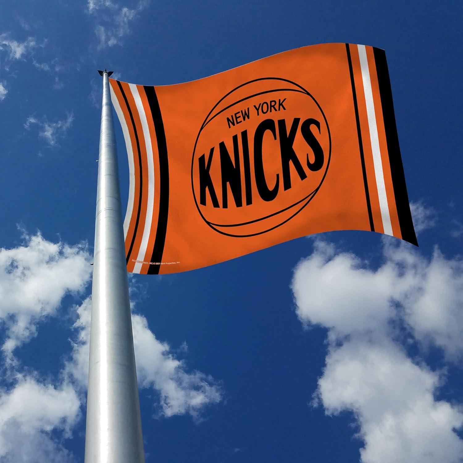 Rico Industries NBA New York Knicks Alternate 3' x 5' Banner Flag 3' x 5' Banner Flag Single Sided - Indoor or Outdoor - Home Décor