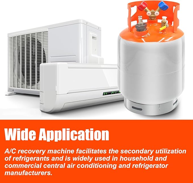 Tanque de Recuperación de Refrigerante 30LBS con Interruptor de Flotador miniatura 8